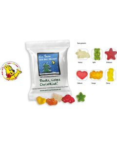 Haribo Weihnachts-Standardformen Werbetüte 10 g - inkl. Werbedruck