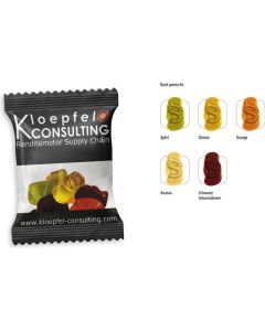 Fruchtgummi Paragraph Werbetüte