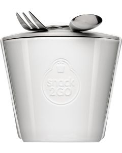 Snack 2 go Porzellan Speisebecher 600 ml