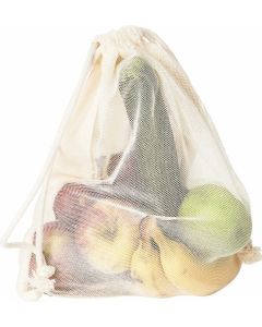 Zuziehbeutel Sahara mit Netz