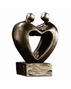 Skulptur Ein Herz füreinander