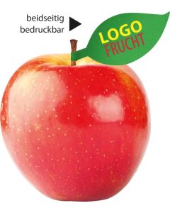 Apfel mit bedruckbarem Apfelblatt