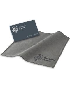 Microfaser-Prägetuch 20x20 cm im Papieretui, All-Inclusive-Paket