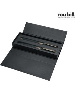 roubill Image Black Line Set (Drehkugelschreiber+ Rollerball)