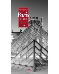 Kalender Paris, je t’aime 2025
