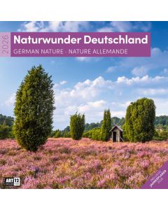 Kalender Naturwunder Deutschland 2025 - 30x30