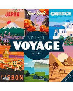 Kalender Vintage Voyage 2026 - 30x30