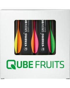 Stabilo® GREEN BOSS Leuchtmarkierer 4er-Set