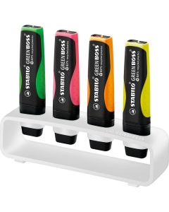 Stabilo® GREEN BOSS 4er Tisch-Set Leuchtmarkierer