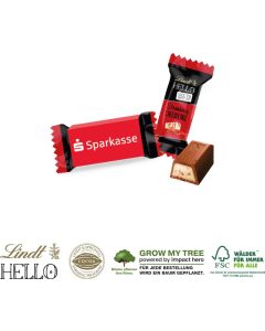 Lindt HELLO im Werbeschuber