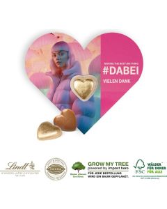 Schokokarte Business - Herz