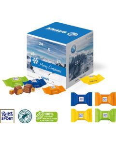 Adventskalender Cube mit Ritter SPORT Schokowürfel