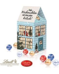 Adventskalender-Haus XL mit Lindt Schokolade