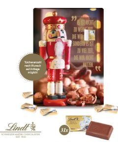 Lindt Adventskalender mit 31 Türchen