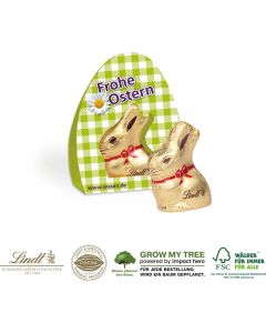Lindt Goldhase, 10 g Osterboten - inkl. Digitaldruck