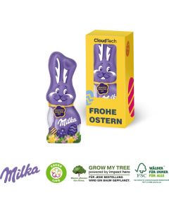 Milka Schmunzelhase, 15 g - inkl. Digitaldruck
