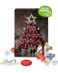 Wand-Adventskalender Lindt Gourmet Edition Organic