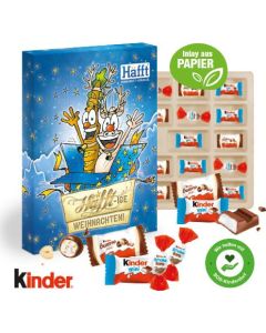 Adventskalender kinder® Happy Moments, Inlay aus Papierfaser