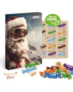 Adventskalender mit Merci Petits, Inlay aus Papierfaser