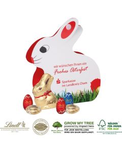 Werbe-Hase mit süßer Füllung