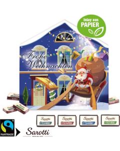 Adventskalender Weihnachtshaus Exklusiv mit Sarotti Fairtrade®