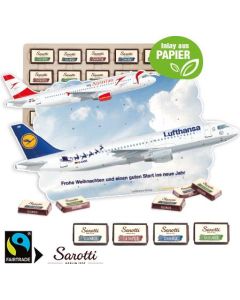 Adventskalender individuelle Kalenderform mit Sarotti Fairtrade®