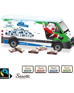 3D Adventskalender Transporter mit Sarotti Fairtrade®