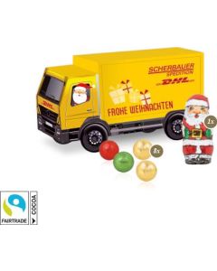 3D Präsent LKW mit Fairtrade® Schokolade