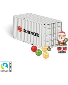 3D Präsent Container mit Fairtrade® Schokolade