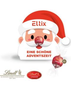 Weihnachtsmann mit Lindt Lindor Kugel