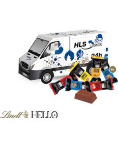 3D Präsent Transporter mit Lindt HELLO