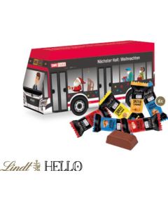 3D Präsent Bus mit Lindt HELLO
