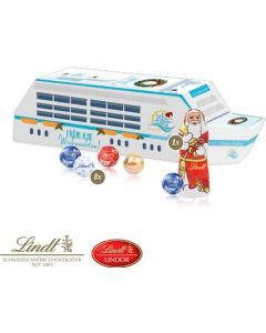 3D Präsent Schiff mit Lindt Minis und Nikolaus