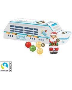 3D Präsent Schiff mit Fairtrade® Schokolade