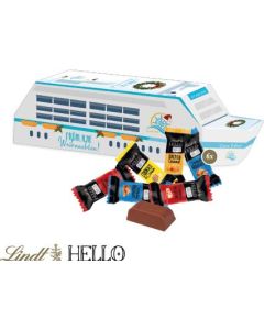 3D Präsent Schiff mit Lindt HELLO