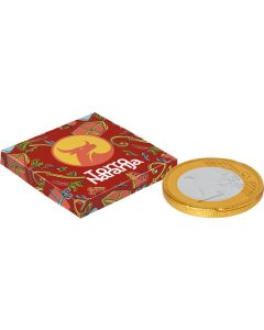 Kleine Box Schokoladen-Münze