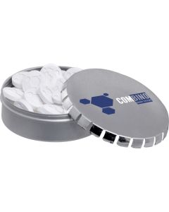 Klick-Klack Dose mit individuellem Logo Pfefferminz