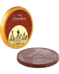 Kleine Schokoladen-Münze