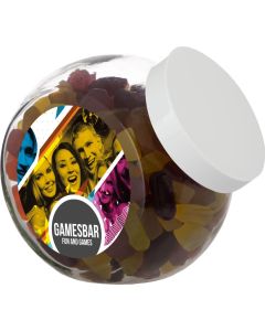 Großer Glaskrug 2L, mit verschiedenen Füllvarianten