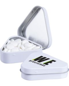 Dreieckige Dose Pfefferminz