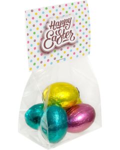 Blockbeutel mit Topkarte 50g, mit verschiedenen Füllvarianten