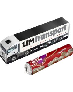 Mini LKW mit einer Rolle Süßigkeiten