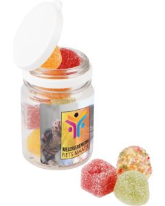 Kunststoffdose mit Süßigkeiten