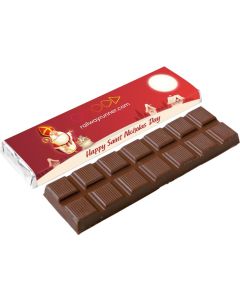Vollmilchschokoladenriegel mit Banderole