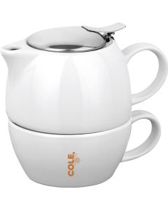 2in1 Teeset Cole aus Porzellan