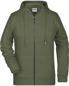 Damen Sweatjacke mit hohem Bio Baumwollanteil