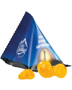 Trolli im Tetraeder Vitamin-Fruchtgummi, 15 g - Folie nach Wahl - inkl. Druck