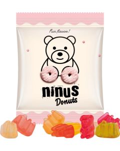 Minitüte Basic Bärchen 7 g - Folie nach Wahl - inkl. Druck