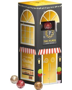 Mini Kugeln Tower Adventskalender - Lindor Lindt Mini Kugeln - inkl. Druck