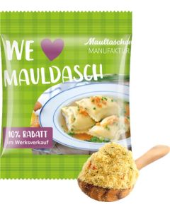 Minitüte Meine klare Suppe 10 g - Folie nach Wahl - inkl. Druck